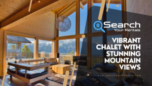 Vibrant chalet with stunning mountain views